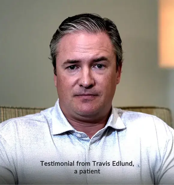 An image of Travis Edlund, a patient